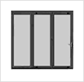 Infinity from Marvin three-panel sliding window icon used by Windows of Wisconsin for replacement window options